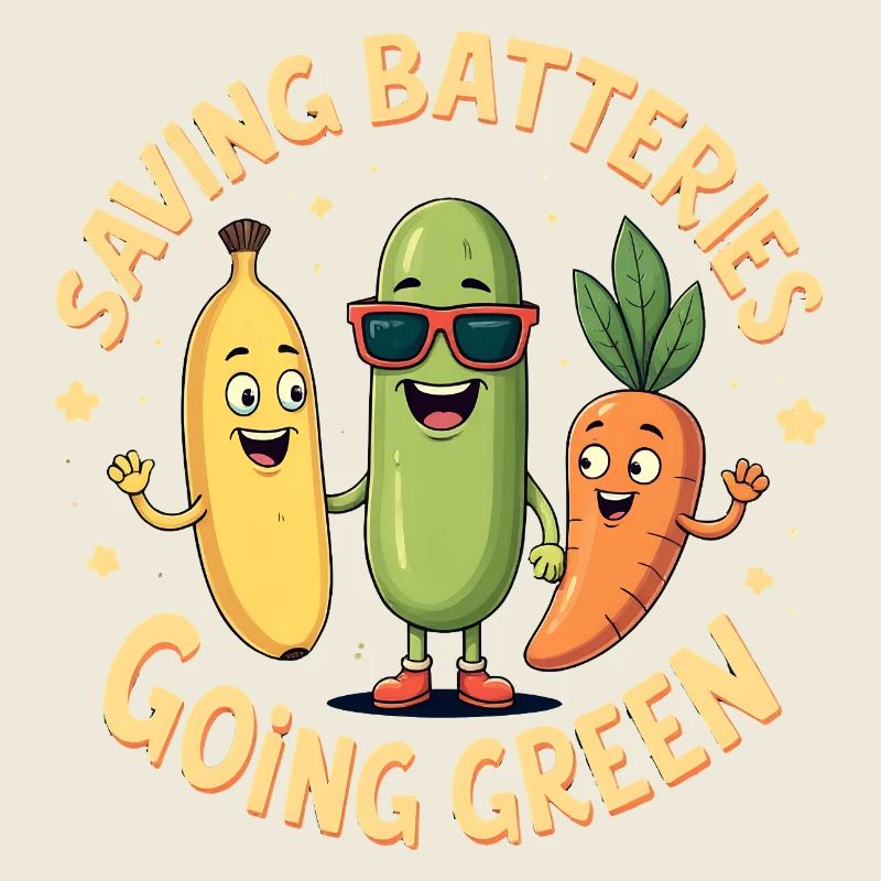 Save batteries Become environmentally friendly Cheeky Fr