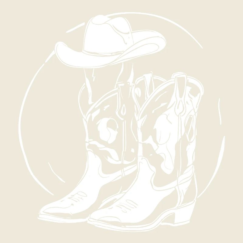Western Lineart Boots Hut