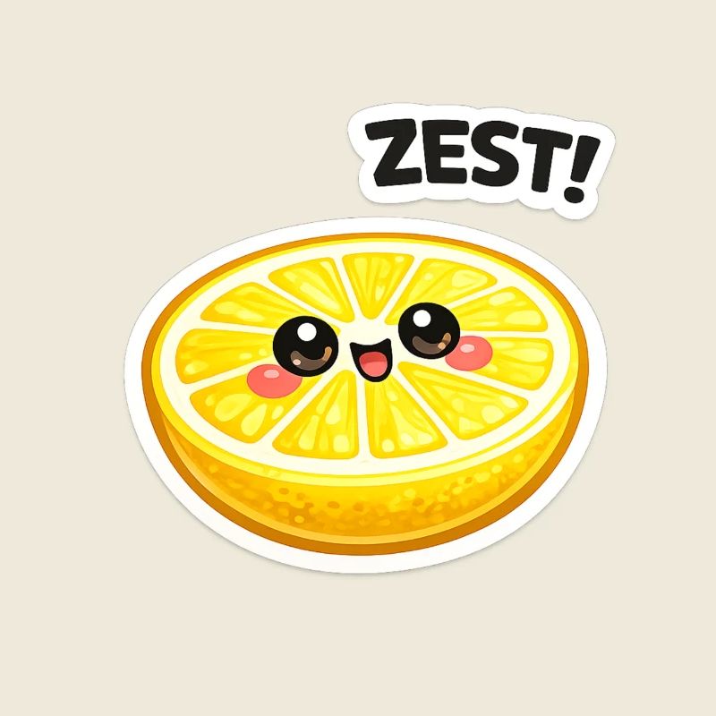 Zitrus Zest Sticker