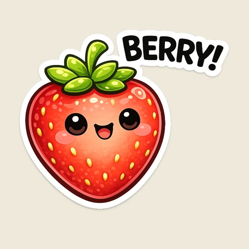 Autocollants Berry Style Kawaii