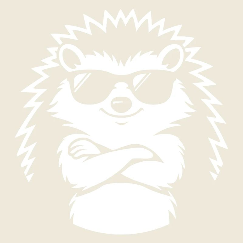 Cooler Igel mit Sonnenbrille