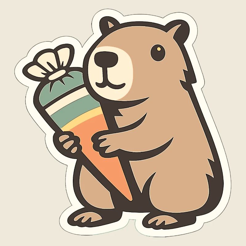 Capybara School Child – 1st Grade