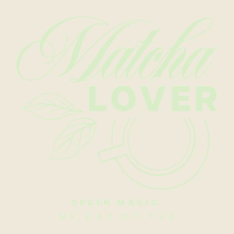 Matcha Liebhaber Tee Design