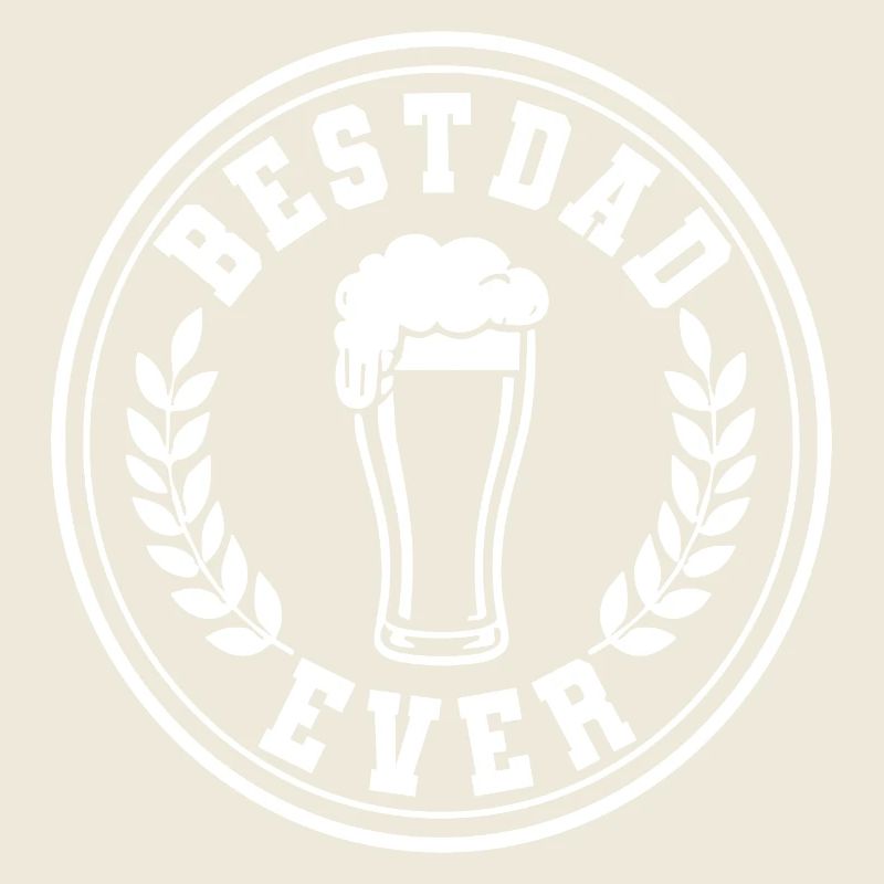 Best Dad Ever Beer Emblem for Dads