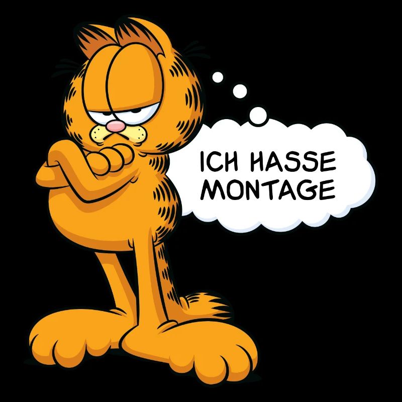 Garfield Ich Hasse Montage