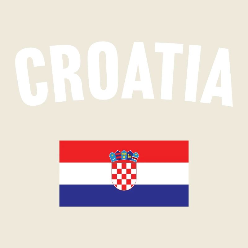Drapeau de la Croatie