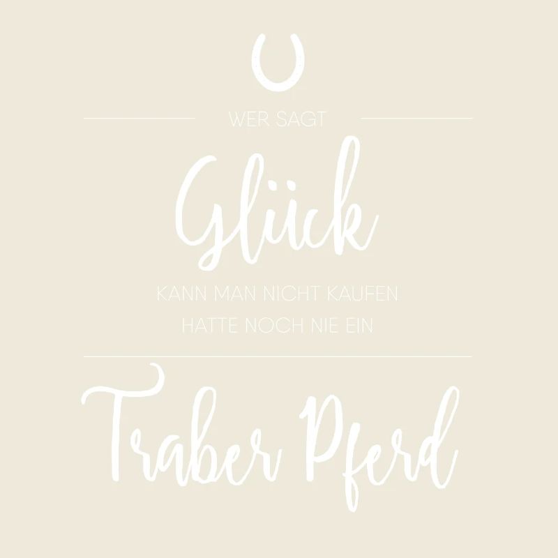 Traber Pferd Geschenk