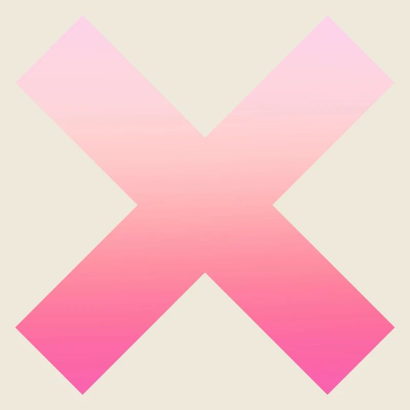 Simple Simple Rose X / Cross Design / Symbole