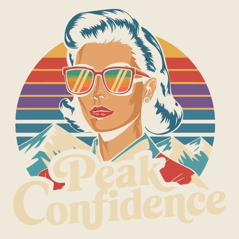 Peak Confidence - Retro Eleganz