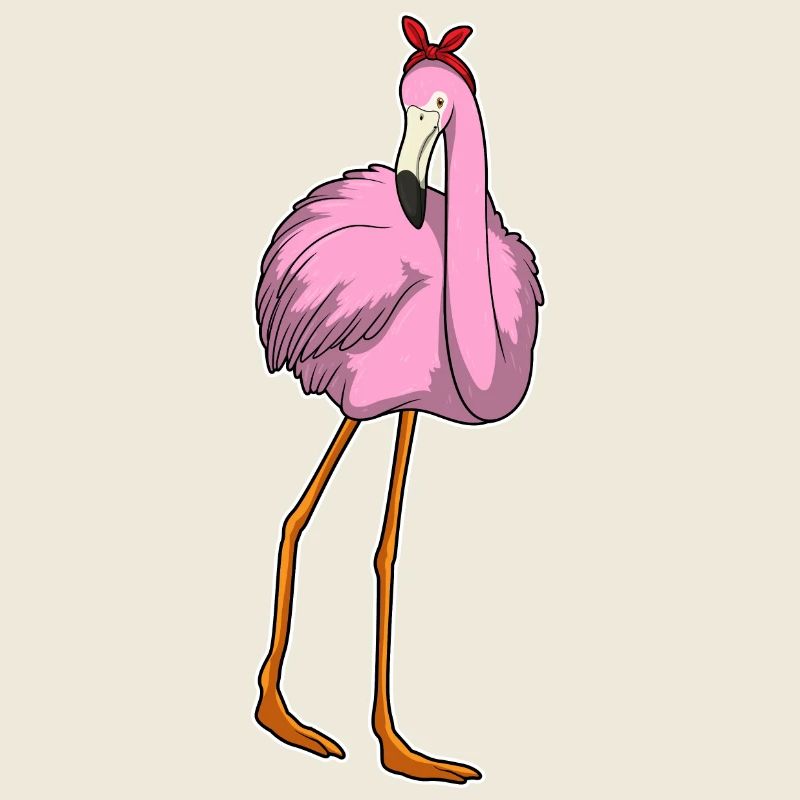 Flamingo Schleife