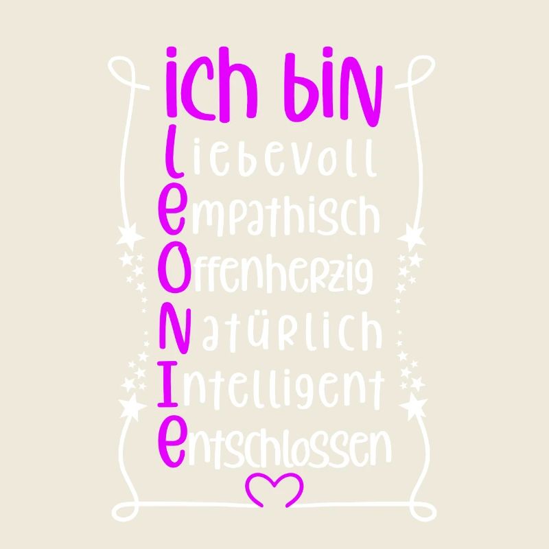 Für den besten Menschen - Ich bin Leonie