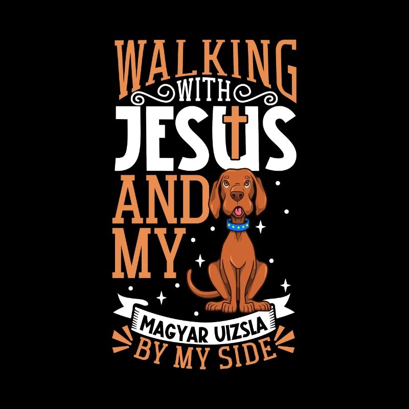 Jésus et le chien - Magyar Vizsla