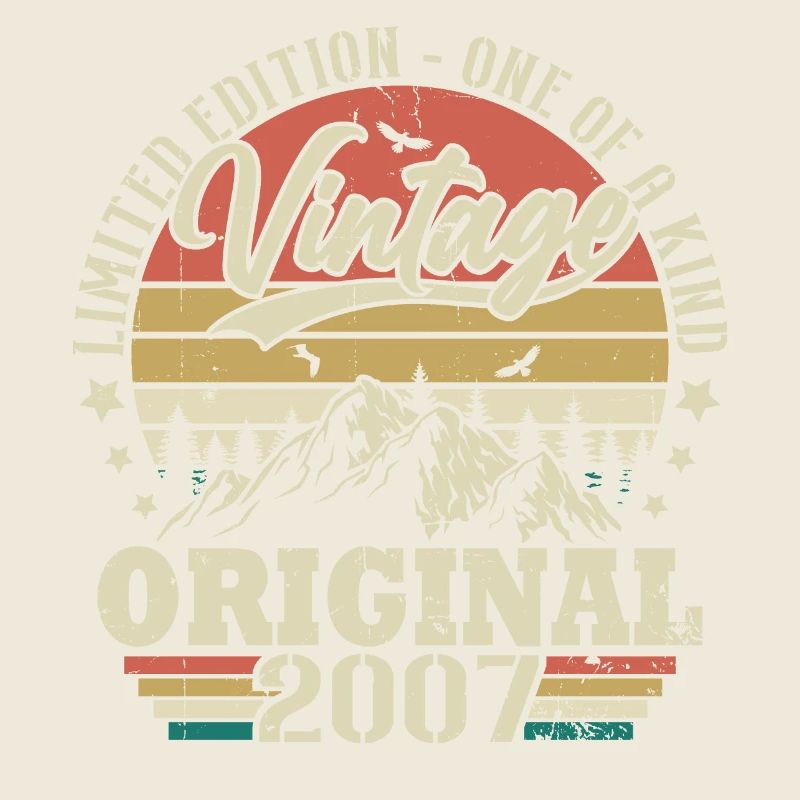 Vintage Original Geburtstag Geschenkidee 2007