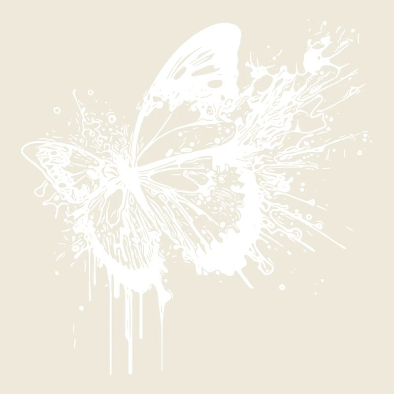 Splash Tattoo Tinte Schmetterling