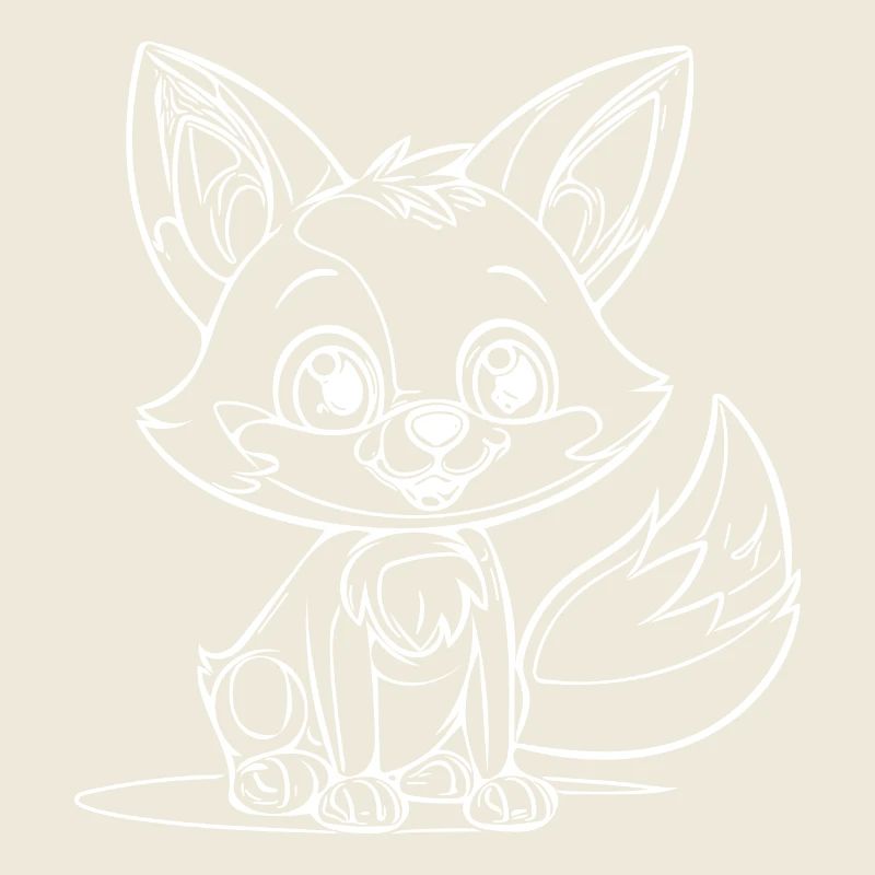 Süsses kleines Kinder Fuchs Portrait