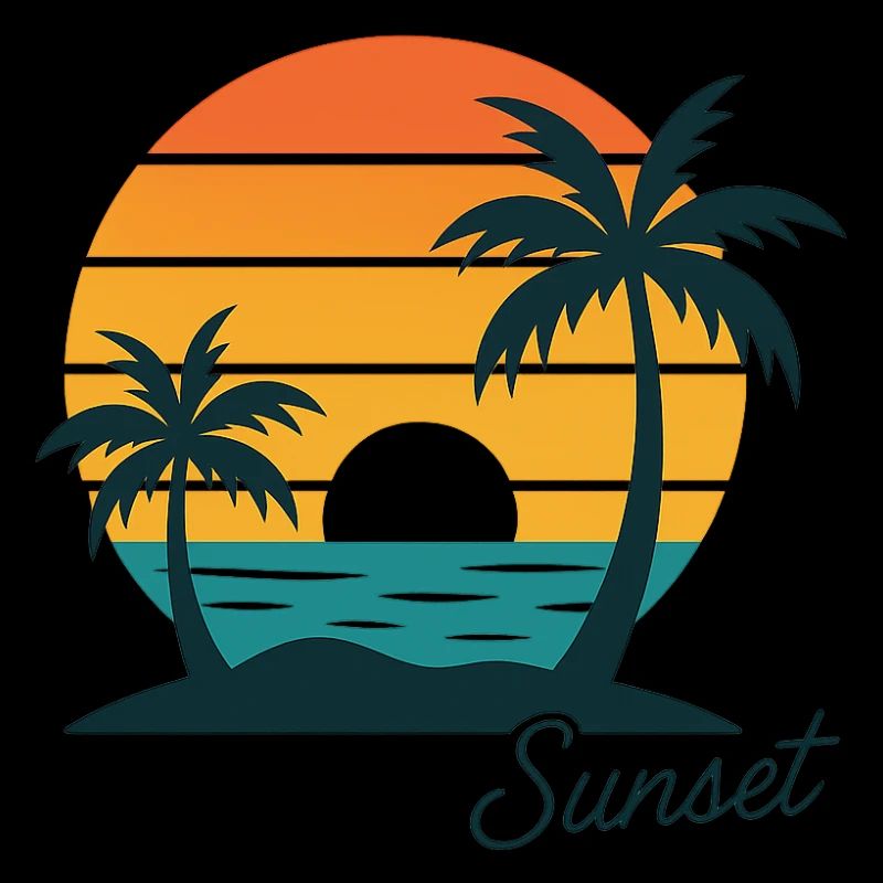 Retro Sunset Escape