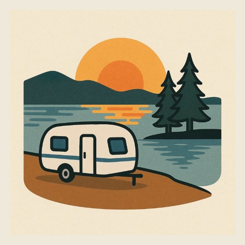 Camping Camping-car Lac