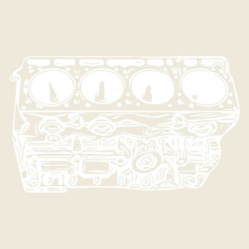 Engine block cylinder displacement fan