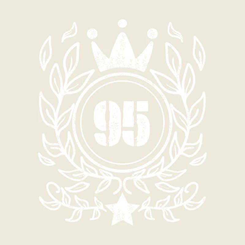 95 Number Crown Wreath