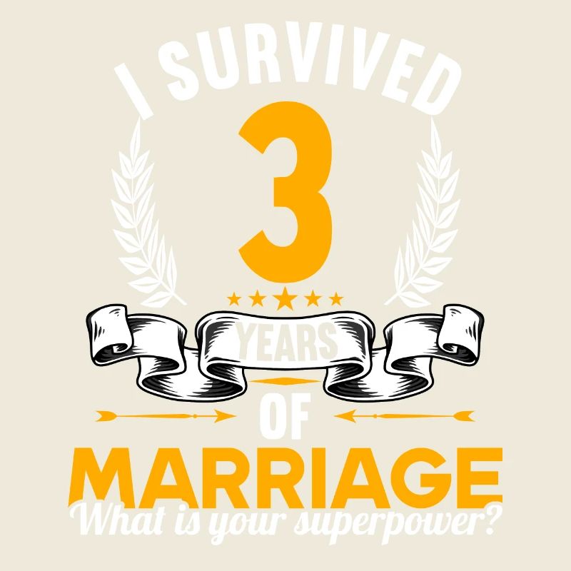 Ich habe 3 Jahre Ehe überlebt 3.Hochzeitstag