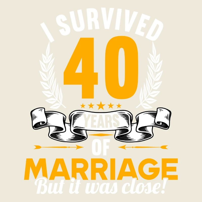 J’ai survécu à 40 ans de mariage 40e anniversaire de mariage