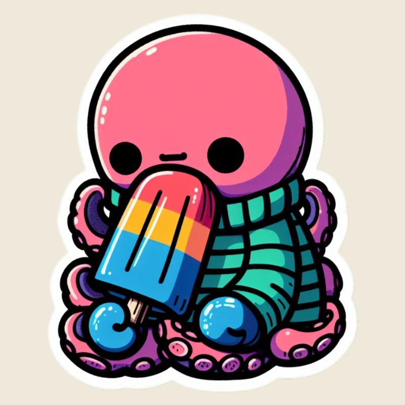 Popsicle octopus