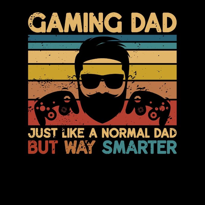 Der Gaming Dad Dads Controller Vatertag