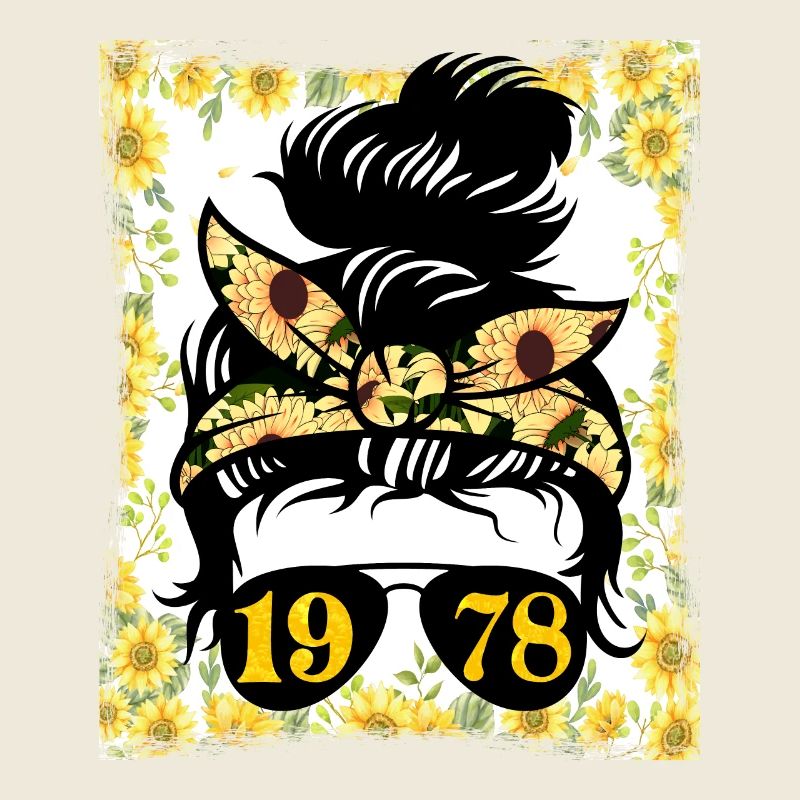 Tournesol Maman Née 1978 Anniversaire