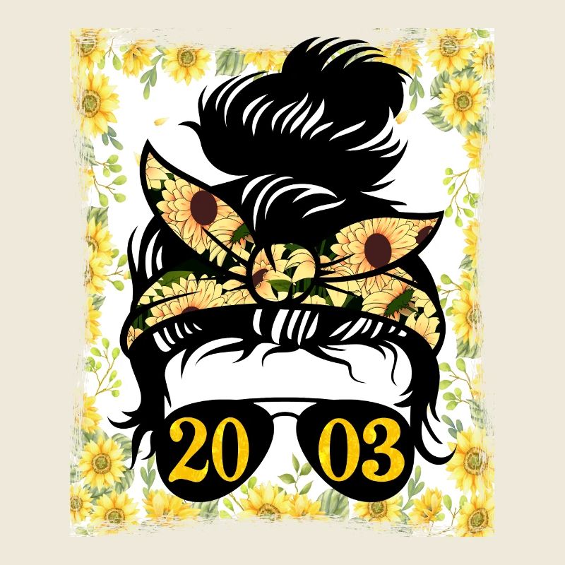 Sonnenblume Mama Geboren 2003 Geburtstag