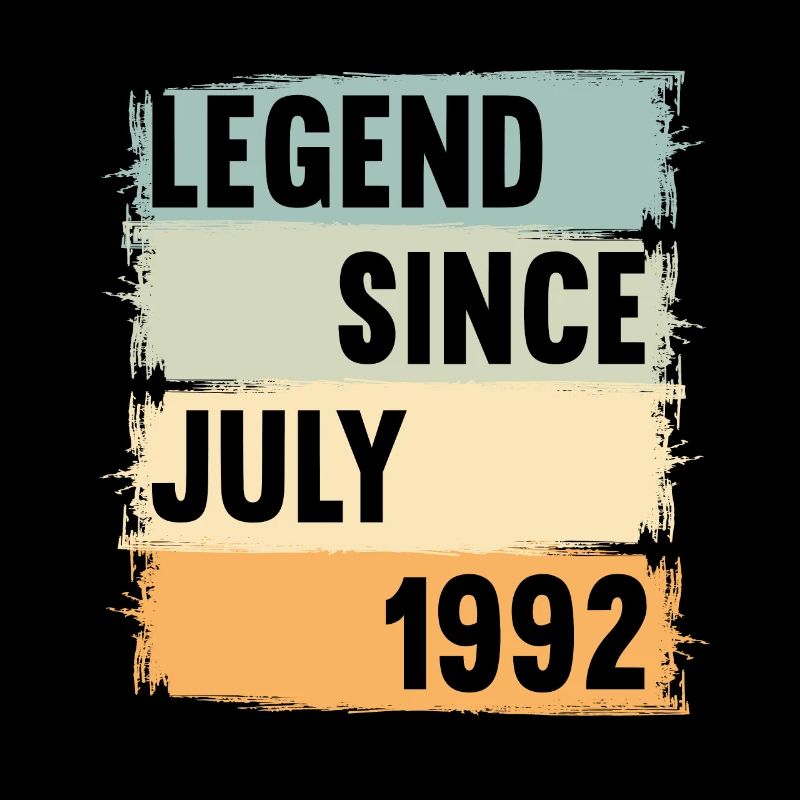 Né en juillet 1992 30 ans 30s 30e anniversaire