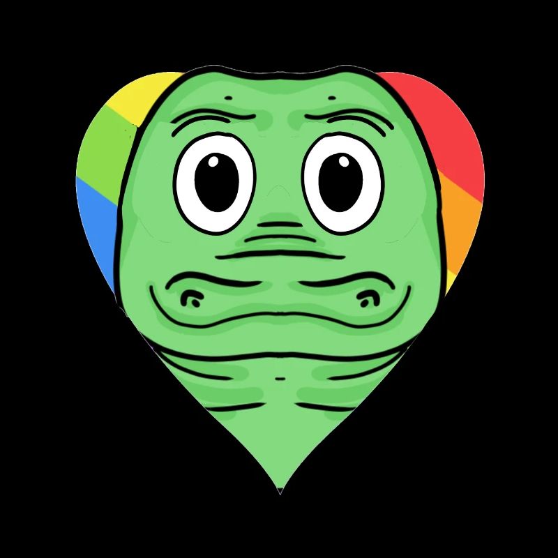Krokodil Lgbt Regenbogen Farben