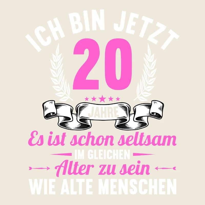 Seltsam im gleichen Alter wie alte 20. Geburtstag
