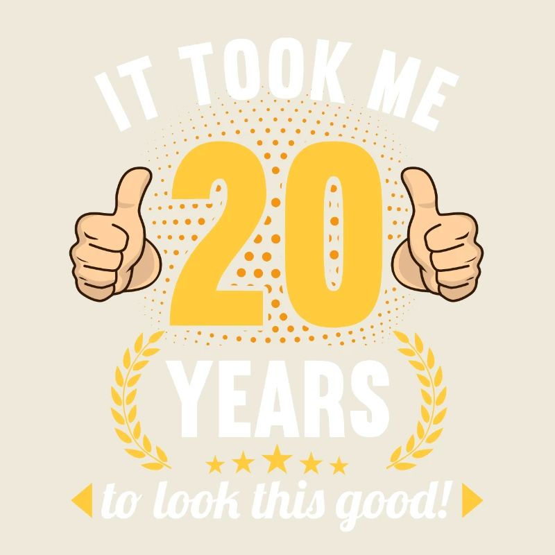 il m’a fallu 20 ans pour avoir l’air de ce bon 20 anniversaire
