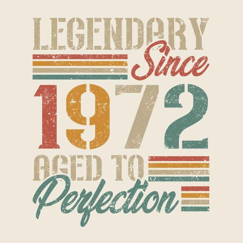 Vintage 1972 Retro Geburtstagsgeschenk