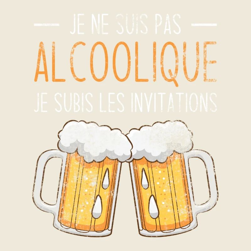 Je ne suis pas alcoolique je subis les invitations