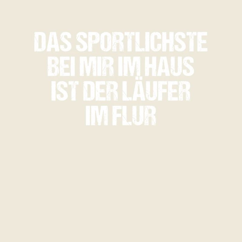 Das Sportlichste im Haus ist der Läufer im Flur