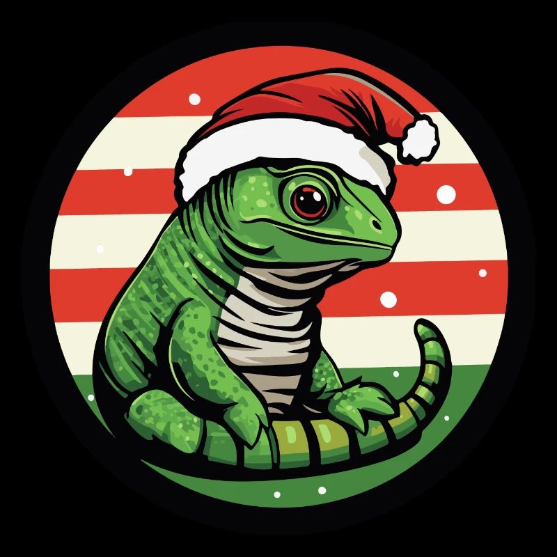 Caméléon Weihnachten Noël
