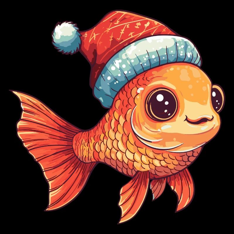 Goldfische Weihnachten Comic