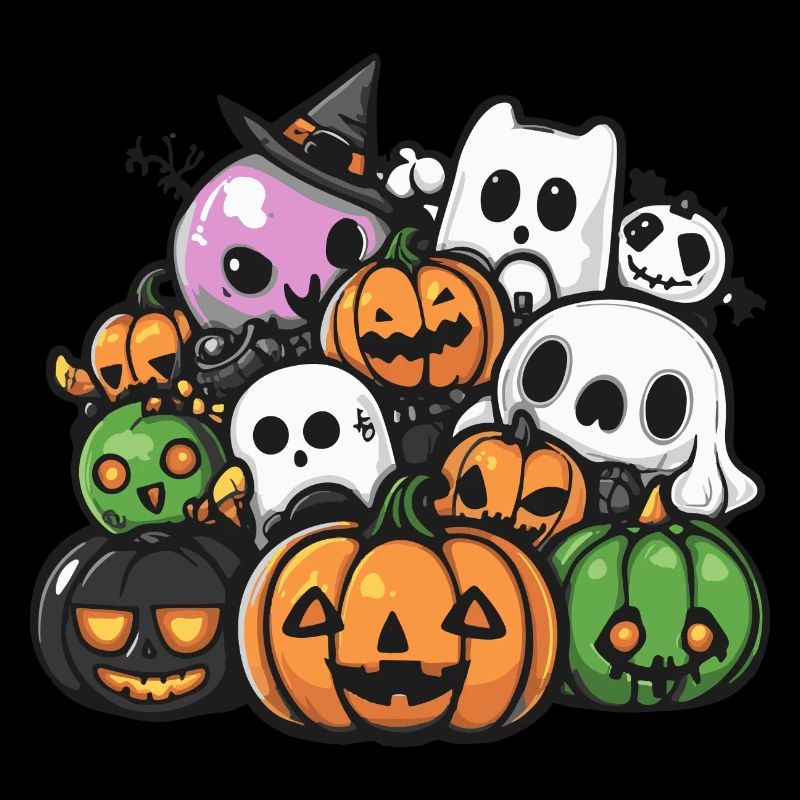 Halloween Party Figures Kawaii