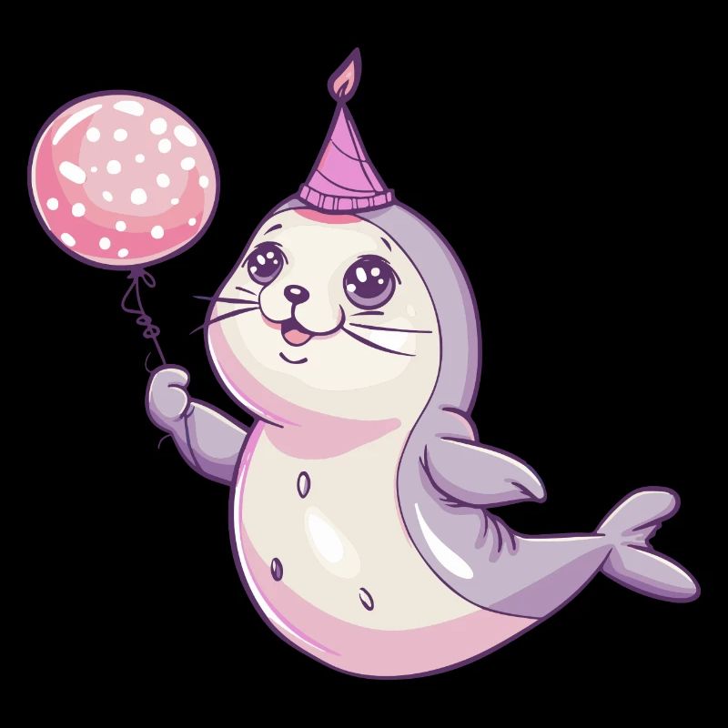 Seal Animal Birthday Comic