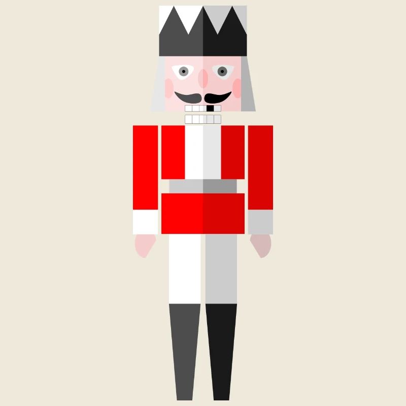 Noël- Noël Casse-Noisette Rouge by Cultform
