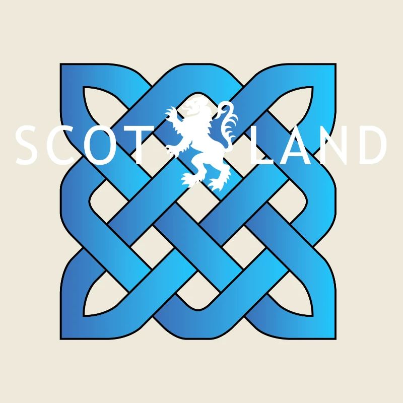 White Scotland Lion Rampant