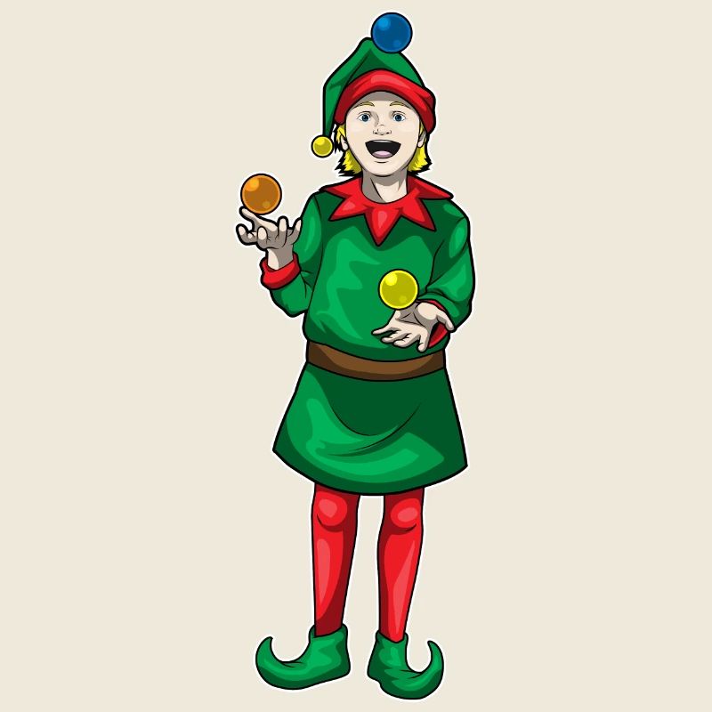 Elven Christmas Juggler