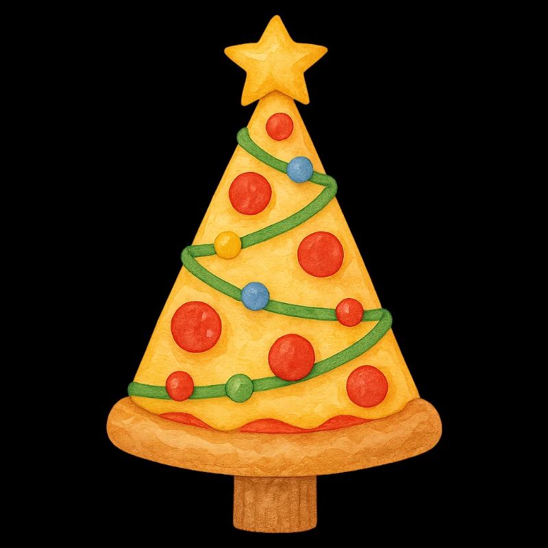 Pizza Christmas Tree