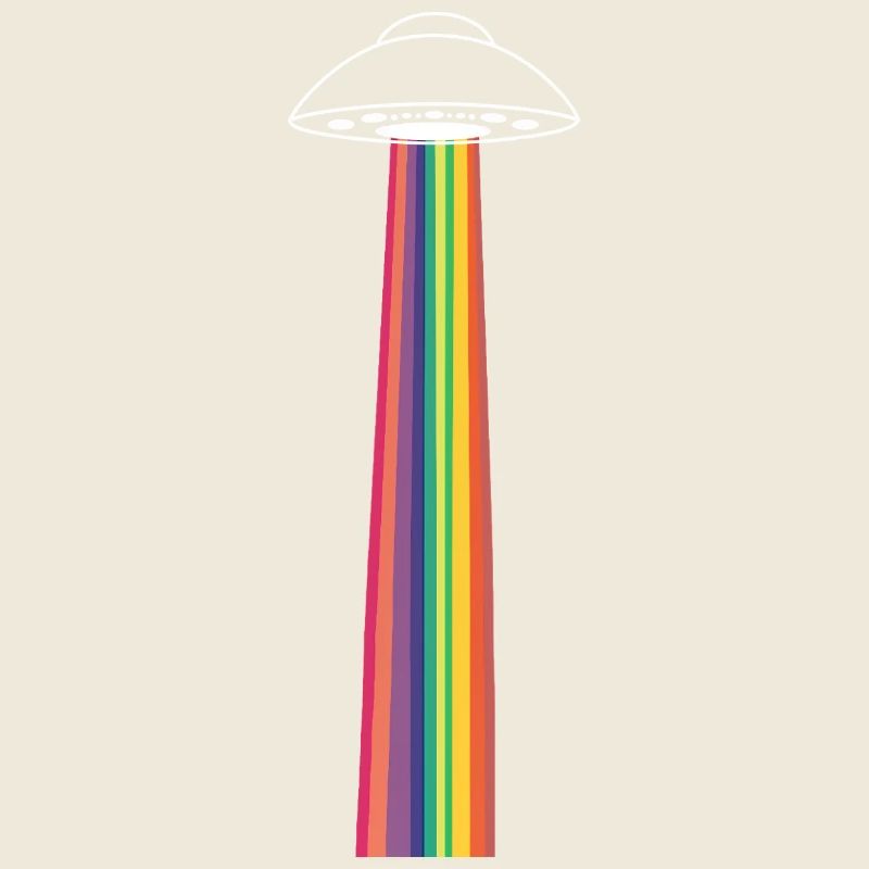 Rainbow ufo