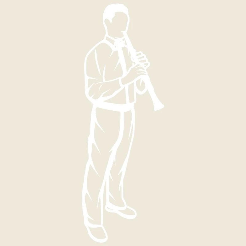 Little clarinet player