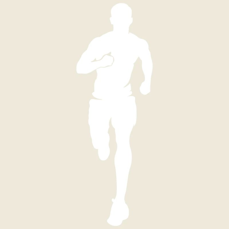 Marathonläufer Silhouette Marathon
