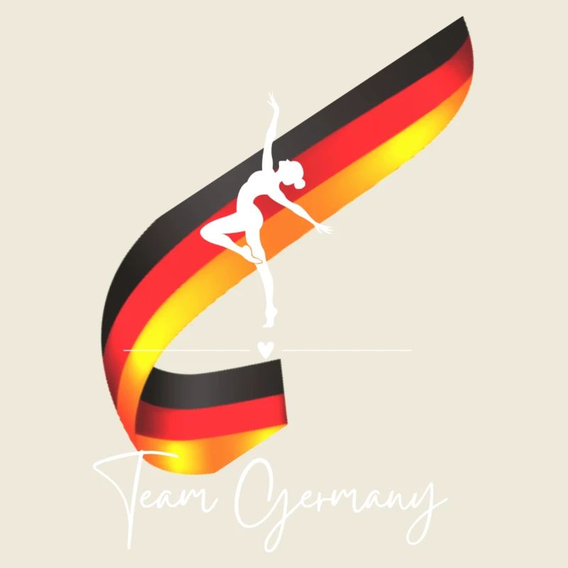 Team Dance Germany avec danseur et drapeau