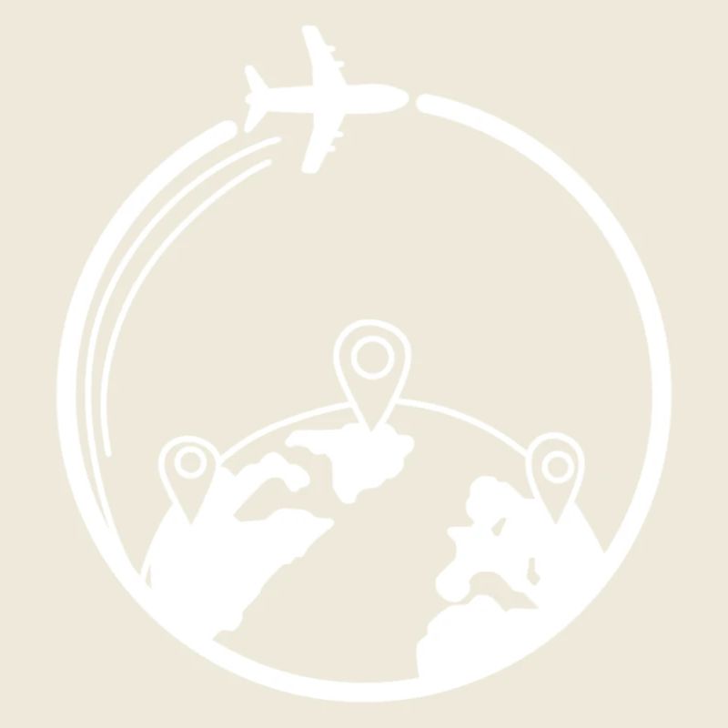 World tour route flight