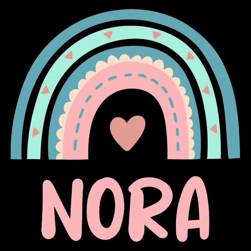 Nora Name Rainbow Baby